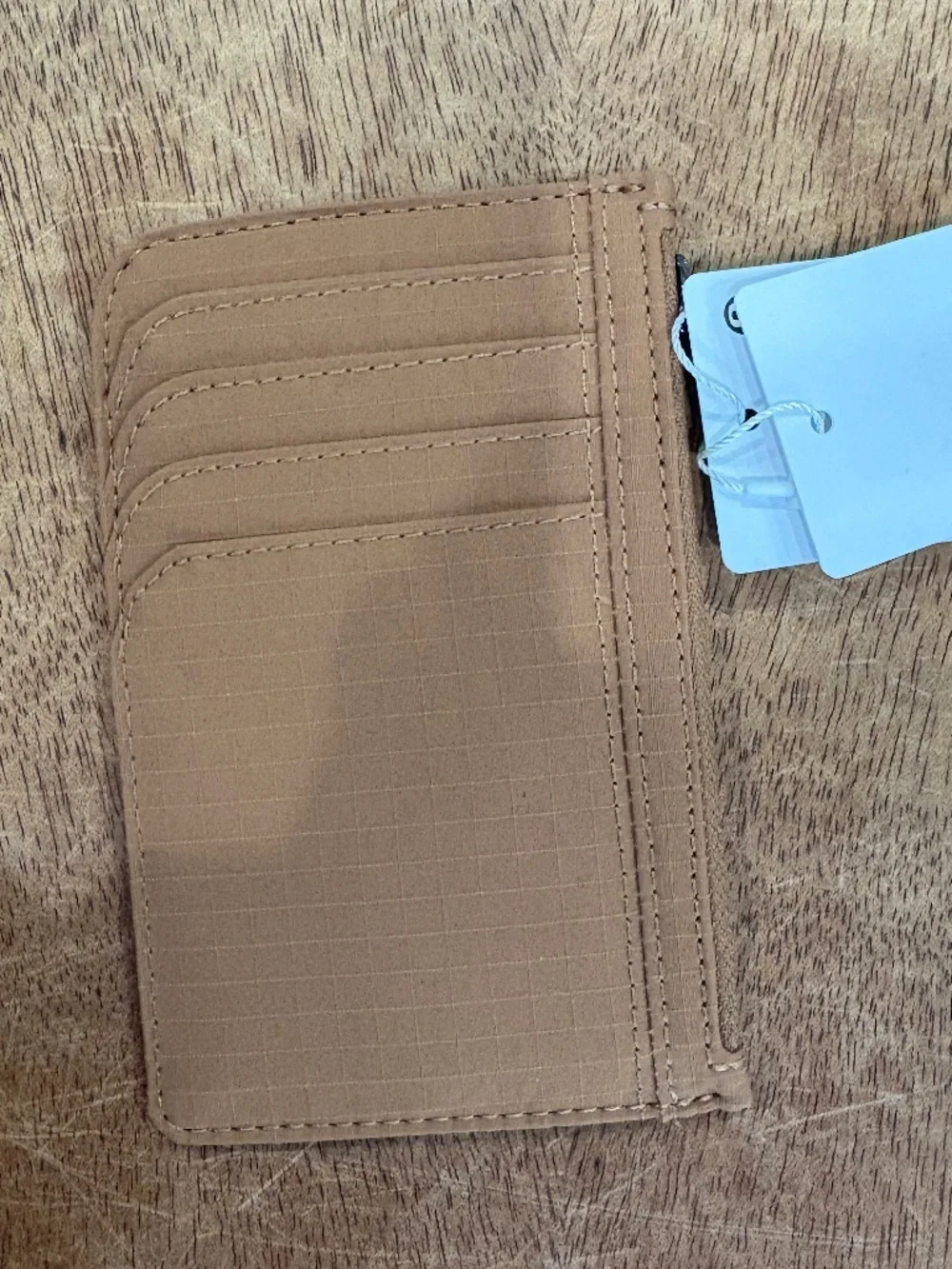 Lululemon city street card case chestnut brown